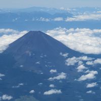 2019 2泊3日　ビジネスクラスで行く香港（初日　羽田空港、富士山、飲茶、ホテルからの夜景）