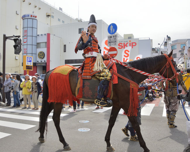 令和元年５月３日に開催された第５５回北條五代まつりパレードの様子です。<br />