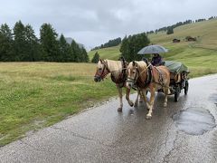 2019年　夏旅・・　初チロルと今年も行ってきましたドロミテ山塊♪♪　⑥雨のシウジを彷徨うふたり！！