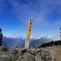 夏の終わり北アルプス爺ヶ岳登頂