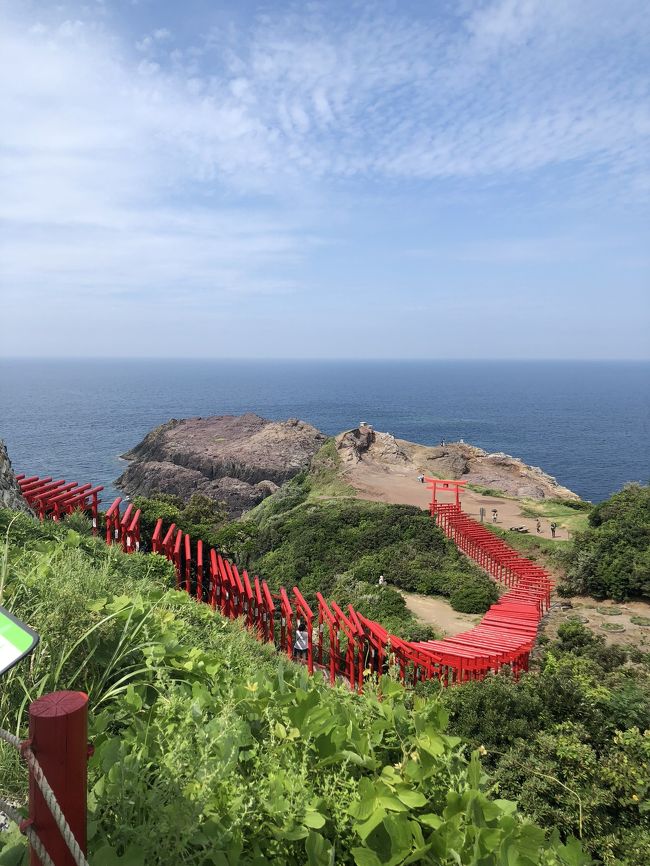 お越し頂きありがとうございます。<br />最新旅行記（2019年夏旅、沖縄へ）から遡っていく予定の旅行記の予定ですが、またもや（笑）新しい旅が上書きされました～。<br />今回は同じ仕事をする仲間、若い30代のお嬢さん2人との初旅です。<br />いつまでも若い子達と遊べる体力気力を持ちたいものです（笑）<br />それにしても今回は朝から晩までよく歩き食べて遊びました～!<br /><br />旅の後半は東萩から秋芳洞、秋吉台、千畳敷、元乃隅稲成神社、角島、福徳稲荷、門司に宿泊して、最終日は下関と門司をうろうろ（笑）北九州空港から羽田に戻ります～<br /><br /><br />登録してから多くの方にお越し頂いているようで光栄の極み。たくさんのいいねも頂いております、感謝です。いいねを頂いた皆様の旅行記も見させて頂いております。SNSに不慣れなので、ぺたぺたと足跡をつけまくったりしていたらごめんなさい、コメントやフォローもして頂いたらとても喜びます。<br />どなたかのお役に立てれば幸い、マイペースで書いて参ります、どうぞよろしくお願い致します。<br />