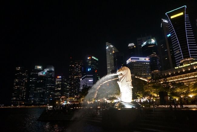 シンガポール3日目、冒険者気分でアドベンチャーコーブウォーターパークと、インテリ気分で夜景を楽しんできました。<br /><br /> アドベンチャーコーブウォーターパークでは、昨日のユニバ同様、娘はキャッキャ(笑)とうぇ~ん(泣)を繰り返し・・・色々プチトラブルもあり、そのあたりを書いてます。夜景はきれいで、ナイトショーも規模が大きく、満足でした。<br /><br /> <br /> と、言うことで、娘が待ちに待ったプールの日です。娘は休みの度にプール行きたい!と言うくらいプール大好き。期待を胸に、アドベンチャーコーブウォーターパークへ向かいます。<br /><br /> ハードロックホテルからは徒歩で行きます。ウォーターフロント駅前広場の、ハードロックホテル寄りの方にシーアクアリウム(水族館)があり、その奥の方にアドベンチャーコーブウォーターパークがあります。途中途中で、シーアクアリウムの行列が見えるので、間違ってそこに並びそうになりますが、そこはスルー。本当にこっちであってるの?という疑念も浮かんできますが、シーアクアリウムを横目にひたすら歩くと、エントランスが見えてきます。