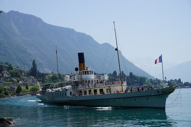 スイス旅行記～2019 ローザンヌ編～その1“シオン城港→ローザンヌ・ウシ―港”