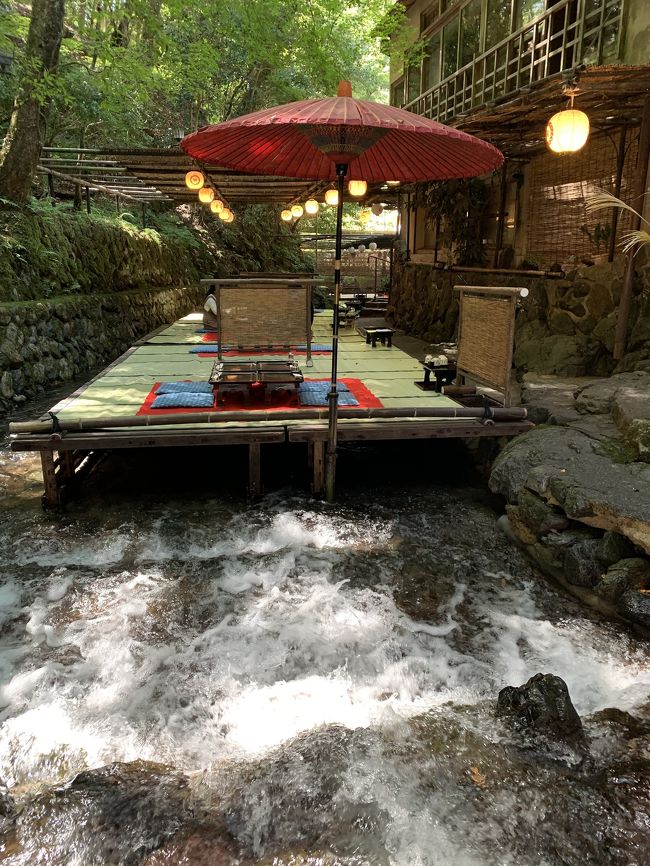 京都には何度も観光に来ているけれど、やっと芝居鑑賞の時間的余裕が出来て、いつも歌舞伎座でご一緒している友人と共に「東海道四谷怪談」を鑑劇。2泊3日の旅行なので、ついでに貴船の方にも足を延ばして川床料理を楽しんだり、高校の修学旅行以来の二条城を見学したり、最終日には錦市場で晩御飯のおかずを購入して3日間を満喫して参りました。<br /><br />2日目はJTBのツアーバスで御朱印巡りと川床料理を楽しみ、夜は祇園で京料理の晩御飯を頂きました。