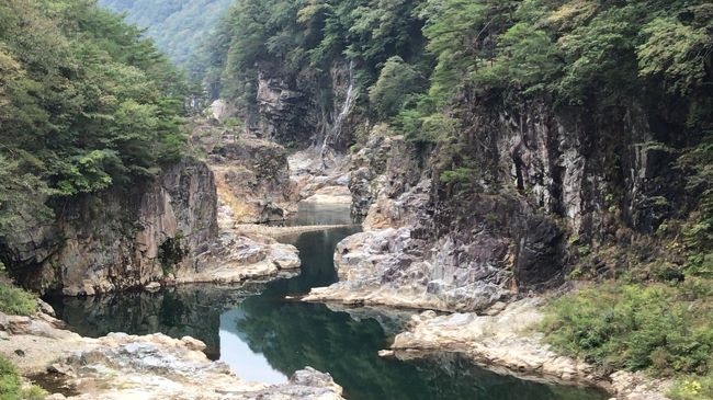 週末を利用して鬼怒川にドライブに行ってきました。まだ紅葉には早かったですが、龍王峡はとても壮観で、遊歩道を歩いてきました。湯葉やおかき工場へも寄り道。次の日はうねうねした山道の藤原宇都宮道路を抜け、尚仁沢へ。名水を汲んでお蕎麦を食べて帰ってきました。1泊2日ですがいい気晴らしになりました。