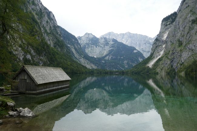 2019年ドイツ＆オーストリアハイキングの旅ー２　KounigsSee、OberSee、Rothbach Waterfall＆ラムサウ教会