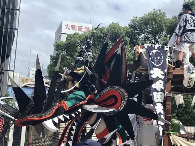 祭りアイランド九州を楽しむ旅 ～ 祭り初日① メイン会場 桜町シンボルプロムナード 