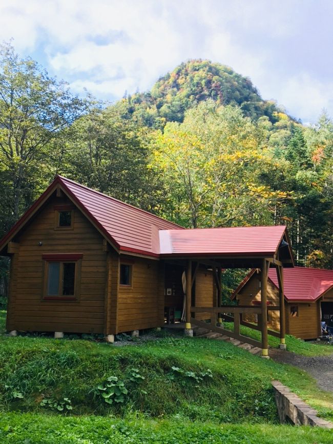 札幌、秋の定山渓で子連れキャンプ！