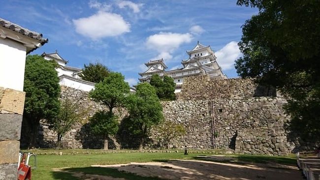 1日目、多治見~世界遺産・姫路城(入場)2時間30分~ゆっくり姫路城見れました。<br />鷲羽山(下電ホテル(泊)<br />2日目、鷲羽山~鷲羽山展望台(瀬戸大橋と瀬戸内海を展望)児島にて買い物<br />の街並み、大原美術館見学、倉敷アイビースクエアに寄って(2時間30分フリータイム)<br />2度めですが、ゆっくり散策できました。