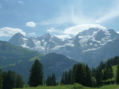 2019 スイス2人旅  6  Berner Oberland Regional-Pass を使って～　ミューレン周辺