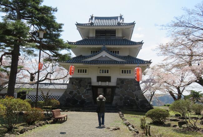 2018春、東北北部の名城(23/28)：4月26日(6)：三戸城(2完)：屋敷、本丸、再建天守