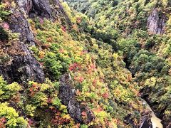 秋の北海道　３泊４日　３日目　札幌　豊平峡の紅葉　定山渓温泉