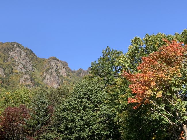 一足早い紅葉を見に北海道へ（その１：層雲峡）