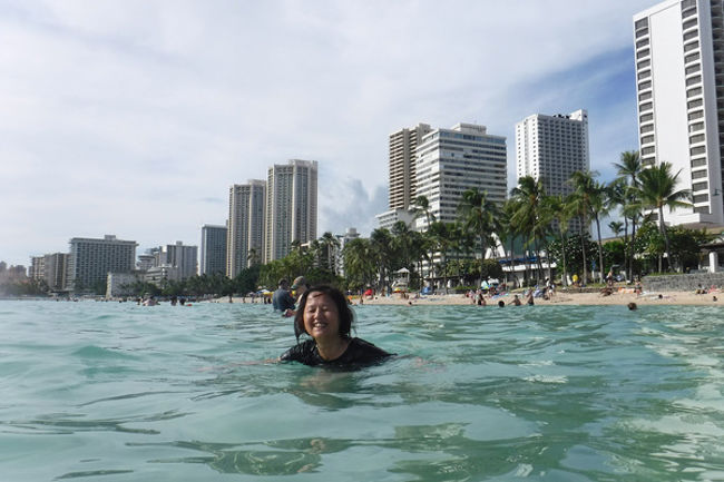 ハワイ旅行記2019　9月2日　ワイキキビーチで海水浴編