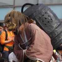 上野天神祭りから名古屋まつりへ（前半）～藤堂高虎にまつわる鬼行列の起源。神輿にだんじりが加わって多相な趣きですが、やっぱり主役は鬼たちかな～