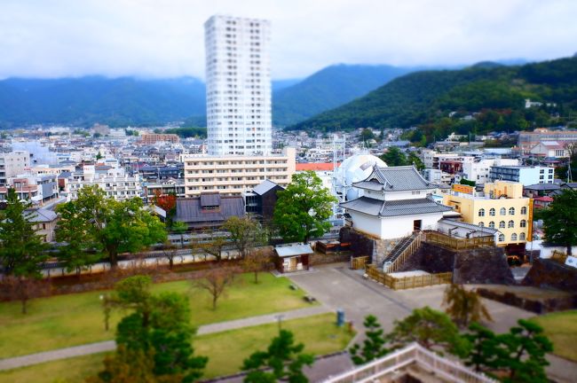 鉄道の日記念切符で行く「長野&山梨の旅」。元々二週間前にいわて北上マラソンに出場してその前後で旅する予定だったのですが、台風で流れてしまったため、その代替となる旅です。台風19号の被害も出ている長野県と山梨県ですが、事前に確認をとって影響の少ないルート、訪問地を選びました。鉄道の日記念切符は10月中旬に3日連続普通列車が乗り放題になる切符で、秋旅行に過去に何度か使用しています。<br /><br />10/25(金) <br />04:49 福井 <br />05:30/05:33 敦賀 <br />06:27/06:46 米原 <br />08:04/08:06 名古屋 <br />09:20/10:00 中津川 <br />11:51/11:57 塩尻 <br />12:14/12:28 松本 <br />13:49/14:18 長野 <br />14:41/17:07 小布施 <br />17:29 湯田中 <br /><br />10/26(土) <br />07:16 湯田中 <br />07:32/07:43 信州中野 <br />08:03/08:15 須坂 <br />09:06/10:58 松代駅 <br />11:51/14:19 須坂 <br />14:46/15:06 長野 <br />16:25/16:41 松本 <br />18:52/18:53 甲府 <br />19:00/20:42 石和温泉 <br />20:49 甲府 <br /><br />10/27(日) <br />10:59 甲府 <br />12:13/13:48 下部温泉 <br />15:29/15:36 富士 <br />15:55/16:03 興津 <br />17:41/17:47 浜松 <br />18:21/18:31 豊橋 <br />20:39/21:03 米原 <br />21:12/21:16 長浜 <br />21:52/21:57 敦賀 <br />22:57 福井