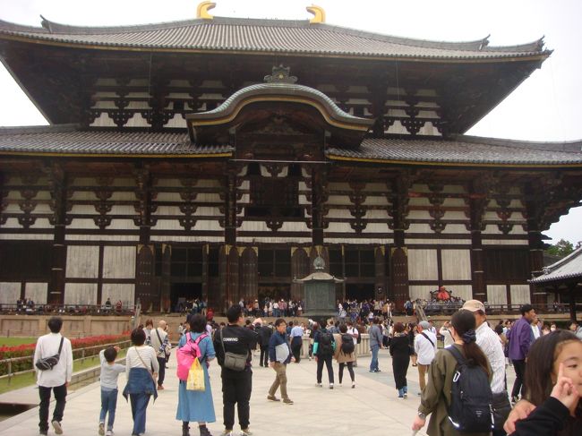 今日は文化の日。同行の皆さんに聞いてみた。「奈良の思い出は?」に「修学旅行」が圧倒的な返事。この地で忘れていたものを思いだした。祝日の国旗掲揚である。以前のレポートで「京都は賑やか、奈良は閑散」との記事を引用したが、今日は人で溢れている奈良。多くの国宝や重要文化財を拝見して、古に想いを馳せ奈良公園のウオーキングで過ごした。帰りのバスでは恒例のビンゴゲーム。見事に3連敗。良き文化の日であった。