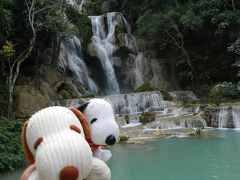 『クアンシーの滝』後半／美しい滝姿＆上から見た滝◆ラオス／ルアンパバーンで滝めぐり＆街歩き《その８》