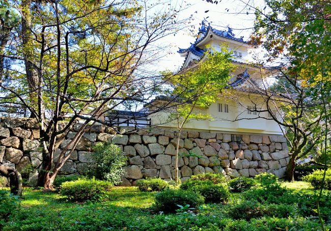 津市の三重県総合博物館で“三重の仏像”展が開催されている。これを見るために津まで行くので、少し足を延ばして亀山城、津城を訪ねた。<br /><br />１．行程<br />　①東海道関宿～亀山城～三重県総合博物館～津城<br />２．訪れた城、城跡<br />　・亀山城<br />　・津城（続日本百名城）<br /><br />