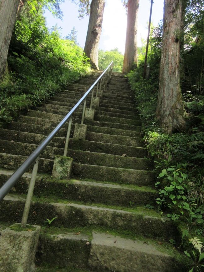 群馬県藤岡市の猪ノ田温泉に一泊した後，長野自動車道路を使って長野県に入り，先ず，鹿教湯温泉に立ち寄りました．ここは旧丸子町にある温泉で，Wikipediaによれば，源泉の温度は42℃，無色透明の温泉とのことです．また，観光案内所や町内の立札から得た情報によれば，開湯は1200年前で，猟師が鹿を追っていたところ，実はその鹿は文殊菩薩の化身で，この鹿が温泉の場所を教えたということで，「鹿が教えてくれた温泉」つまり「鹿教湯（かけゆ）温泉」という名前になったそうです．そのため，温泉街の奥には文殊菩薩を奉ったお寺が有り，ここに奉ってある文殊菩薩は行基の弟子園行という方が創立したそうです．真偽の程はともかくとしても，この温泉の歴史が相当古いことは確かで，江戸時代には湯治場として相当栄えていたようです．今でも結構な数の温泉宿が残っていますが，ご多分に漏れず，ここも一時期大規模ホテルを沢山建ててしまったため，近年の団体客の減少で経営難となり，いくつかのホテルは営業を停止したままでした．温泉街自体は非常に歴史を感じる素晴らしい所で，私達も時間があれば是非宿泊してみたい場所でしたが，なにせ，前日に猪ノ田温泉に宿泊したばかりで，二泊するほど懐も温かくはないため，やむなく日帰り温泉のみ利用して（しかも，猪ノ田温泉の朝風呂を利用してから3時間も経っていませんでした）松本城へ向かいました．