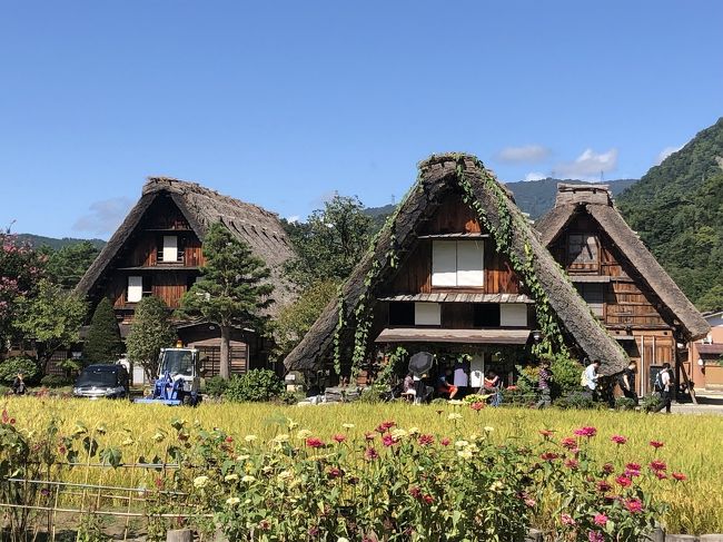 【行程】<br /><br />1日目…五箇山着。<br />2日目…白川郷を観光後、高山へ。<br />3日目…高山観光。<br />