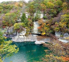 団塊夫婦の2019年日本紅葉巡りドライブー(2)南会津へ・塔のへつり～大内宿～東山温泉