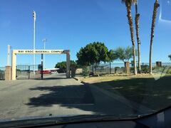 アリゾナ州 ユマ　ー　ヤクルトのユマキャンプの地であったレイ クロック野球練習場