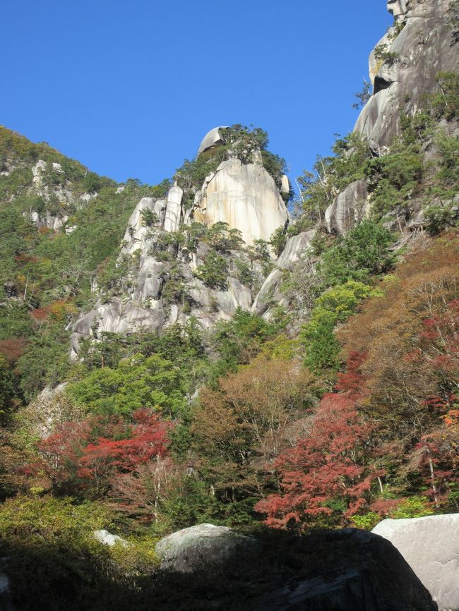 河口湖から昇仙峡へ紅葉を愛でる旅　昇仙峡編