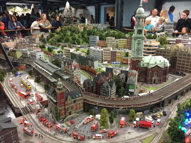 ドイツのハンブルグ <br />メインはミニュチュアワンダーランド Miniatur Wunderland <br />世界遺産倉庫街 (シュパイヒャーシュタット)&ニベア本店