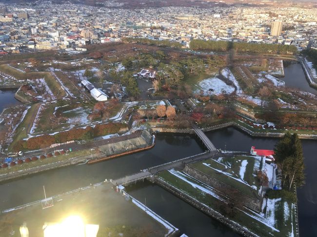 初めての青森・函館旅行です。<br />当選した国内線往復の航空券があった(使用期限が迫っていた)ので初めての青森・函館をゆったりと楽しんできました。<br /><br />旅程<br />往路 羽田ー青森(JAL)<br />☆2019/11/19 1日目 青森市内観光<br />☆2019/11/20 2日目 津軽海峡フェリーで函館へ移動・函館観光<br />★2019/11/21 3日目 函館観光<br />★2019/11/22 4日目 函館観光2<br />復路 函館ー羽田(JAL)