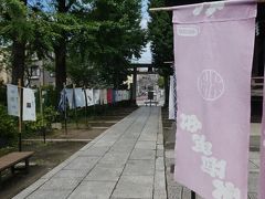 東京・千住散歩2019①～カラフルな手ぬぐいの素盞嗚神社など～