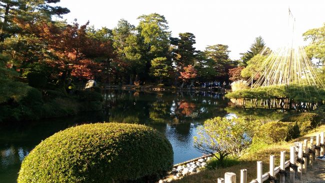 学生時代を過ごした金沢にて<br />還暦同窓会 2019年11月23日(祝) 18時から<br /><br />う~~ん本会だけはもったいない。<br />天気は快晴予報<br /><br />富山から高速バスで金沢まで1時間<br />福井在住の友達と午前中に待ち合わせして散策楽しむことに<br />還暦同窓会のおまけとして<br />懐かしの金沢の紅葉巡り観光を楽しんだ旅行記です。<br />