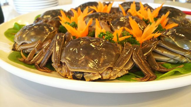 10年来の呑み仲間の誘いにのりました!<br /><br />上海蟹を食べたいね!と家人と話して<br />早……数年経ち<br /> やっとその機会がやって来ました(^-^ゞ<br /><br /><br />場所は<br />中華街 四五六菜館 別館<br />最上階の6階<br /><br />女性陣8人 と男性は家人一人(^^;<br /><br />14時~17時の午餐となりました!