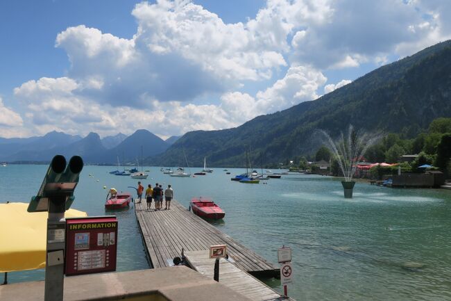 女一人旅、第12弾:癒しを求めて、ハルシュタットの自然を弾丸旅行ヽ(^o^)丿<br /><br />【目的】<br />仕事に疲れたので、心の癒しを求めて大自然へ!<br />弾丸旅行となりましたが、綺麗な景色でエネルギーをチャージ出来ました。<br /><br /><br />【日程】このページは★の旅行記です<br />2019/07/12 ①出発(福岡→台湾→ウィーン)<br />2019/07/13 ②ウィーンからハルシュタットへ<br />2019/07/14 ③リッペンシュタインの展望台&ゴーザウ湖<br />2019/07/15 ④バートイシュル<br />2019/07/16 ★⑤サンクトヴォルフガング・ザンクトギルゲン<br />2019/07/17 ⑥ザルツブルク<br />2019/07/18 ⑦ウィーン<br />2019/07/19 ⑧帰国(ウィーン→台湾→福岡)