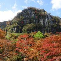 秋、紅葉の耶馬渓