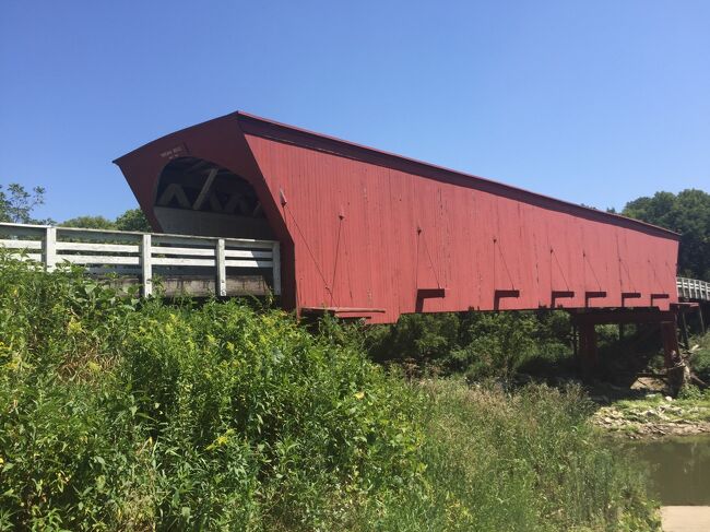 アイオワ州 ウィンターセット　－　ローズマン ブリッジは「マジソン郡の橋」のロケ地