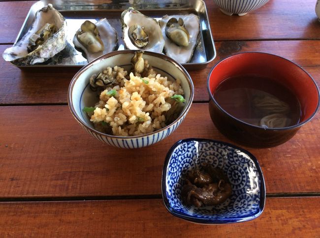 楽しみにしていた海山の牡蠣の食べ放題！<br />11時半に予約して行きました(o^^o)<br /><br />先ずは、大人気のお菓子<br />“錦やき”を探して錦の町へ<br /><br />突然、思いたったので、電話して錦やきが買えるかどうか聞いてみます<br />ありがたいことに、錦やきひとつと、クレープふたつが予約できました<br />(o^^o)<br /><br />全てが、上手くいって良かったぁ～(*^_^*)