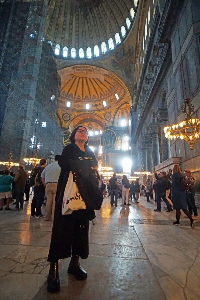 トラピックス トルコ 大周遊15日間 30 修復中のブルーモスクを失意のうちに参拝し アヤ ソフィアのモザイクと久しぶりの再会を果たす イスタンブール トルコ の旅行記 ブログ By Kojikojiさん フォートラベル