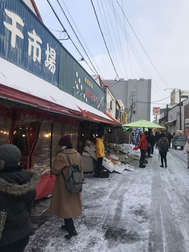 天気予報を調べて行きましたが見事に外れました。前日に降った雨が朝にはアイスバーンで歩くことも大変でした。<br />ところがコンビニグッズの滑り止めで楽々アイスバーンをクリアすることが出来ました。