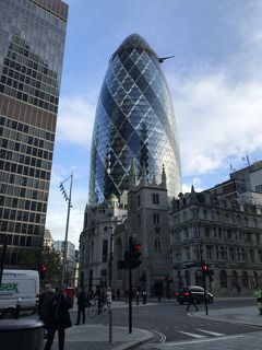 ロンドン　ロッテルダム　アムステルダム　建築をめぐる１人旅　-2日目- １日だけのロンドン　憧れの高層ビルに近づく日