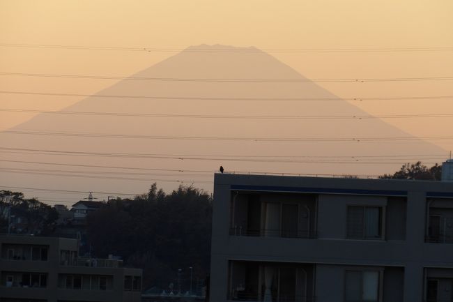 　北鎌倉富士見道で夕焼けの富士山を見ようと思っていたのだが、JR逗子駅での接続が上手く行き、夕焼けにはまだ早い時間だったのでJR戸塚駅で降り、少しばかり時間が掛かる富士山のビュースポットから夕焼けの富士山を見てみた。しかし、大したことはない。そういえば、ダイヤモンド富士の後の夕焼け（https://4travel.jp/travelogue/11312881）を思い出した。富士山から近い位置に太陽が沈まなければ、気に入った夕焼けの富士山は見られないということだ。<br />（表紙写真は夕焼けの富士山）
