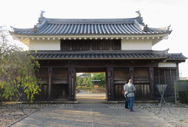 2019秋、西尾城と城下町(1/7)：三の丸新門、西尾市歴史公園、二の丸鍮石門、本丸丑寅櫓