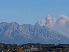 桜島時々噴煙