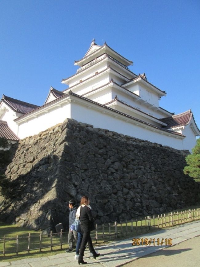 会津若松市・鶴ヶ城・天主閣