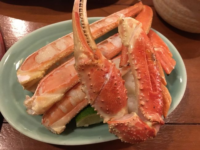 城崎温泉カニ三昧　Vol.２　雨の温泉街も風情あって良いけど、横歩きするまでカニ食べる!(^^)!