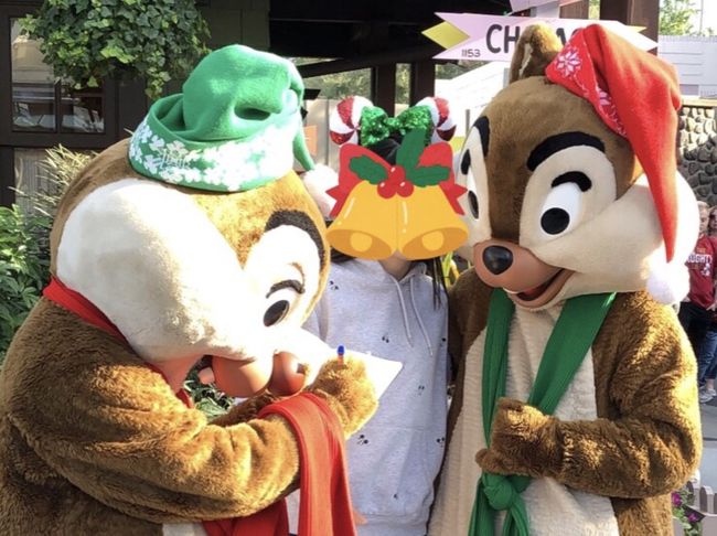 2019クリスマスＷＤＷ旅行☆２日目②☆ＨＳ;キャラクターグリーティングとクリスマスデコレーション