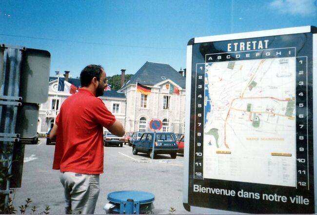 1986年 初自由旅行でヨーロッパ周遊 3週間 2/10 :エトルタ､オンフルール､ドーヴィル､リジューほか