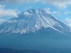 2019年登り納め　パノラマ台から富士山を望む