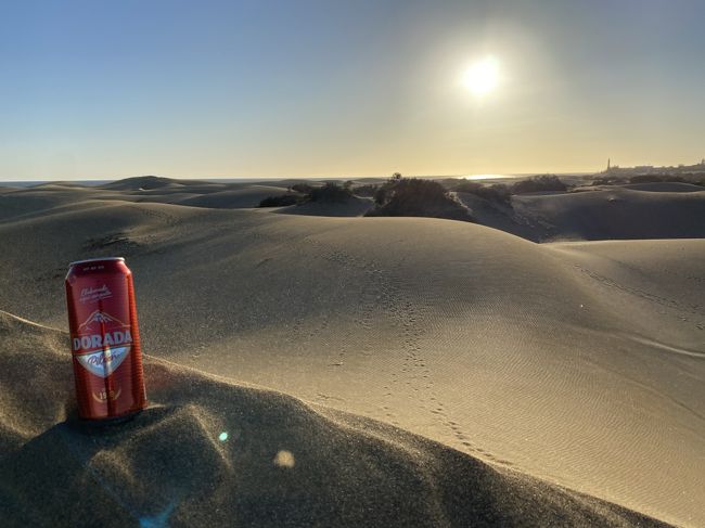 2019年年末休暇。27日1日有休取ってクリスマス休暇合わせると12連休は、スペインとモロッコへ。<br />年越しはモロッコかスペインかで悩みましたが、最後はお酒が気軽に飲めて暖かいスペインに決定。年越ししたカナリア諸島には雄大な砂丘もありました。<br /><br />カナリア諸島はアフリカ大陸西サハラから100キロのところに浮かぶ島で、グランカナリア島、テネリフェ島 、ランサローテ島など7つの島からなるスペイン領。<br />旅先＆年越しの決め手になったのは、グランカナリア島の南部Maspalomasにある砂丘。<br />スペインはじめヨーロッパ各地からの直行便に加え、ロイヤルエアモロッコがカサブランカからラユーン経由でフライトを飛ばしてます。<br />