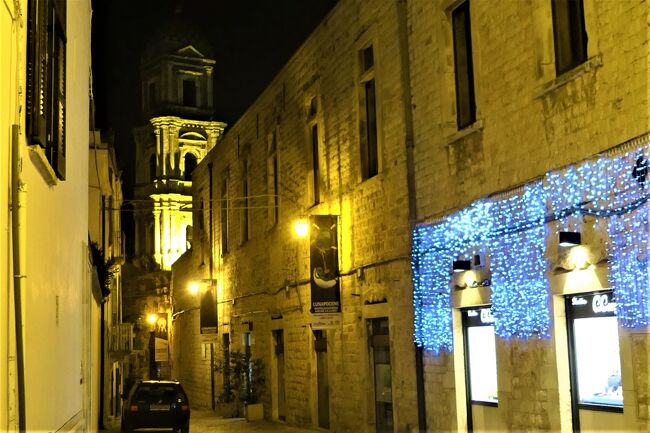 煌めくクリスマスのプーリア♪　Vol.12　☆夜景の美しいコンヴェルサーノ旧市街♪